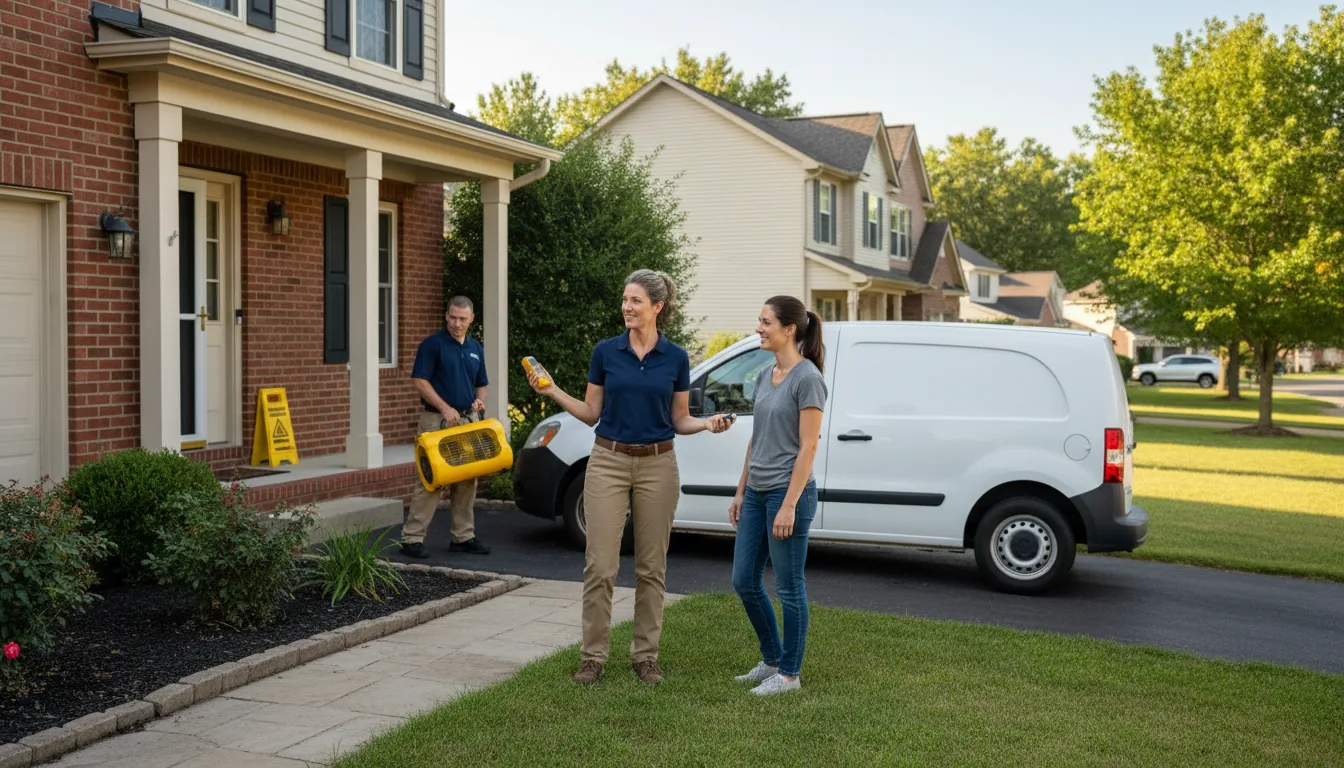 Water restoration image for Dehumidification And Cleanup Services in Mineral Point, MO